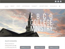 Tablet Screenshot of fbcocollege.com